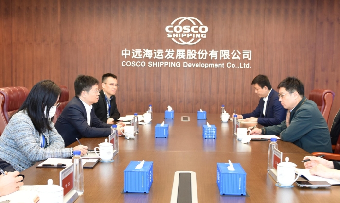 External Cooperation | CMB Financial Leasing Co., Ltd. Visits COSCO SHIPPING Development